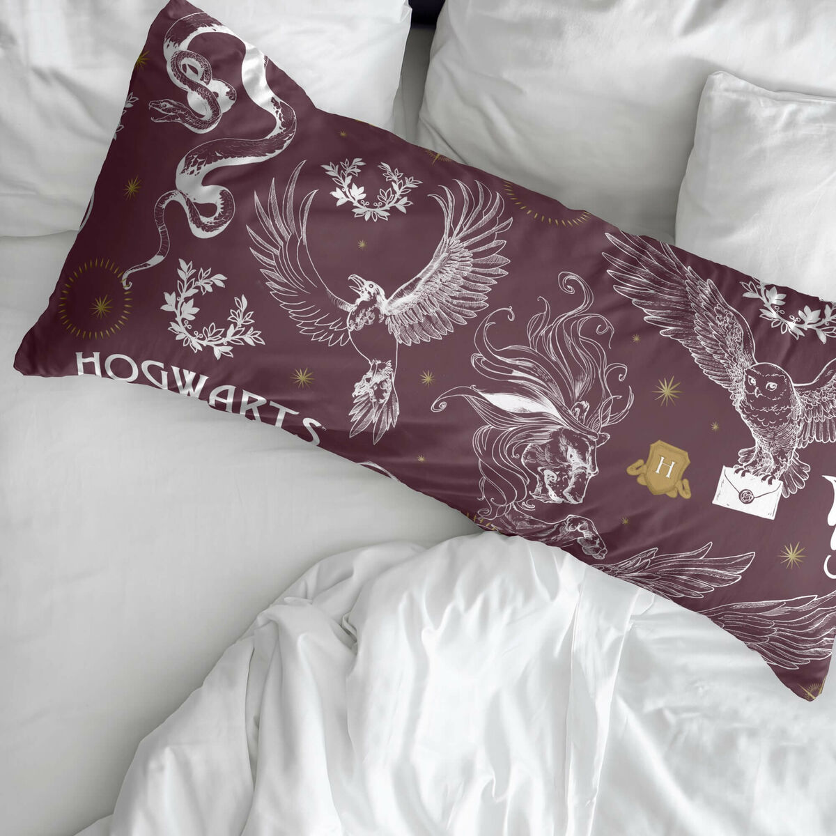 Örngott Harry Potter Creatures Multicolour 175 Trådar 45 x 125 cm